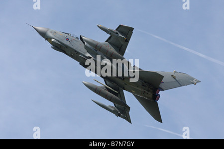 Tornado Gr4 de RAF Marham affiche à RAF Valley Familles Jour Banque D'Images