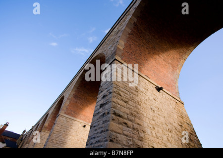 Viaduc Ferroviaire Mansfield, Nottinghamshire. Banque D'Images