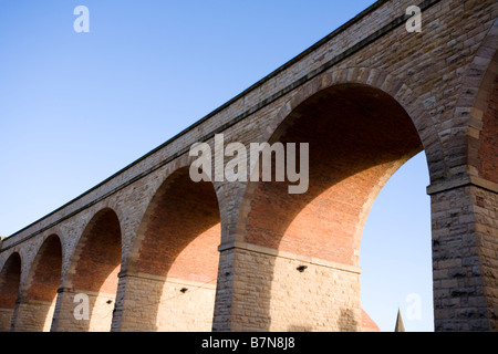 Viaduc Ferroviaire Mansfield, Nottinghamshire. Banque D'Images