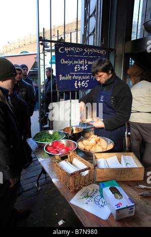 United Kingdom London Southwark Borough Market Banque D'Images