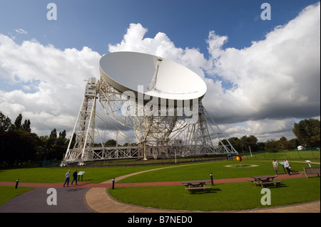 Le radiotélescope Lovell Cheshire Jodrell Bank Banque D'Images