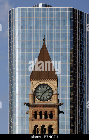 Old City Hall Tower, Toronto, Ontario, Canada Banque D'Images
