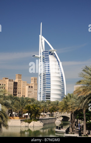 Hôtel Burj Al Arab à Dubaï, Émirats Arabes Unis Banque D'Images