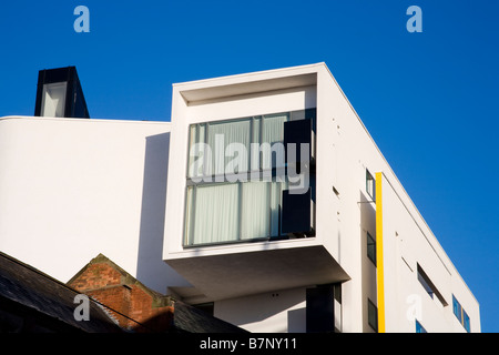 Le Pod Hotel dans le centre-ville de Nottingham, Angleterre, Royaume-Uni. Banque D'Images