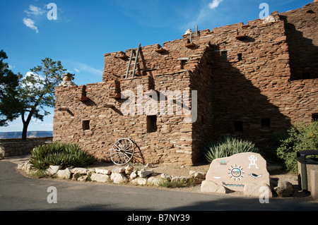 Maison Hopi Arizona Grand Canyon Village Banque D'Images