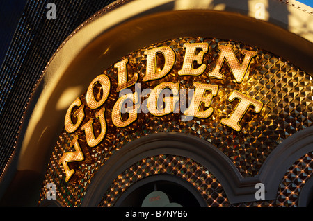 Golden Nugget Casino Fremont Street Downtown Las Vegas Banque D'Images