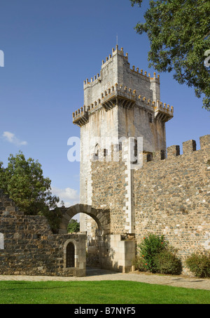 Le Portugal, l'Alentejo, Beja, La Torre de Menagem tour dans le château Banque D'Images