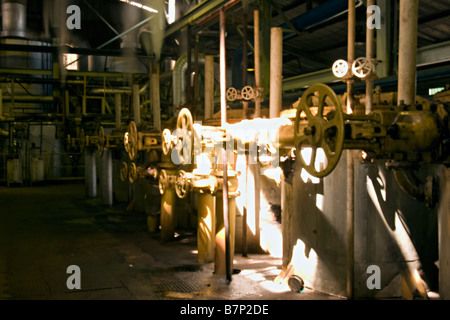 Raffinerie de sucre. Mumias, l'ouest du Kenya. Banque D'Images