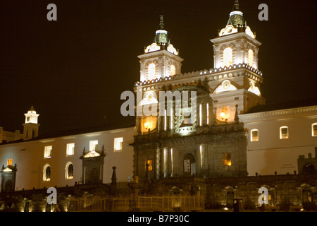 Equateur Quito San Francisco church & convent Banque D'Images