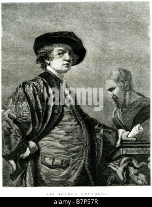 Sir Joshua Reynolds faites défiler jusqu'polotics bust Banque D'Images