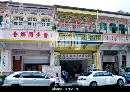 Chine Chinese street dans Little India à Singapour Banque D'Images