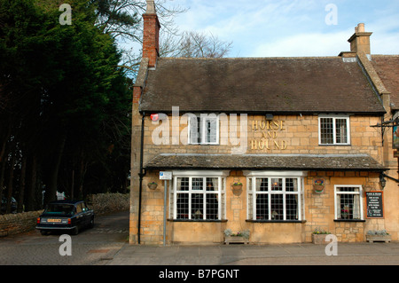 La Horse and Hound pub dans Worcestershire Broadway Cotswolds Banque D'Images