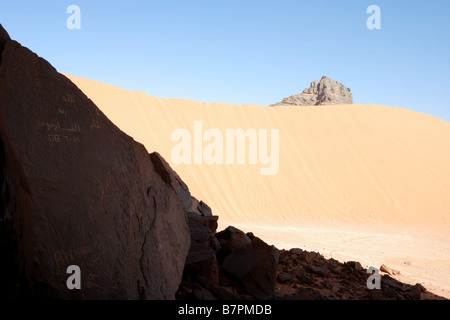 Fozzigiaren Arche naturelle dans la région de Tadrart Acacus Banque D'Images