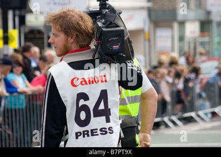 Caméraman de sport Banque D'Images