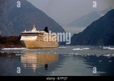 *Norwegian Spirit* croisière dans Fords-Terror Tracy Arm Wilderness Area Inside Passage SE AK Banque D'Images