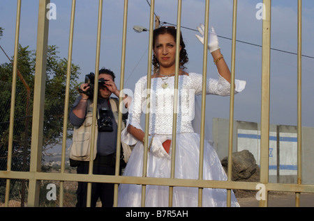 La fiancée syrienne Ha-Kala Ha-Surit Année : 2004 Clara Khoury, Directeur : Eran Riklis Shooting photo Banque D'Images