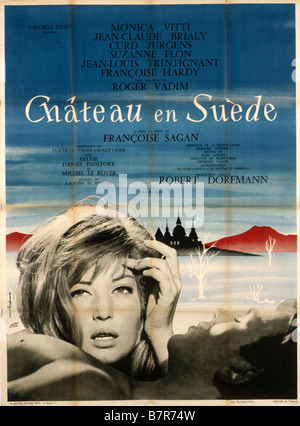 Château en Suède, de noisette Naughty Chateau Année : 1963 France / Italie Réalisateur : Roger Vadim Movie poster (Fr) Banque D'Images