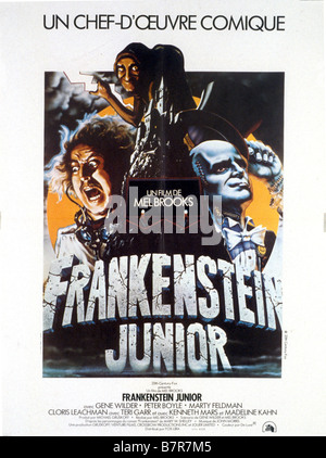 Young Frankenstein Année : 1974 USA Réalisateur : Mel Brooks Film poster (Fr) Banque D'Images