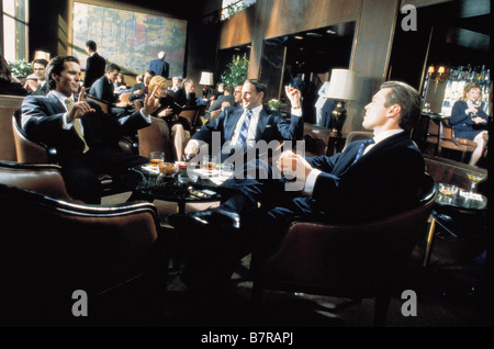 American Psycho Année : 2000 USA Christian Bale, Matt Ross, Justin Theroux réalisé par Mary Harron Banque D'Images