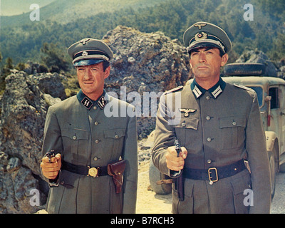 Les Canons de Navarone Année : 1961 USA Gregory Peck, David Niven Directeur : J. Lee Thompson Banque D'Images