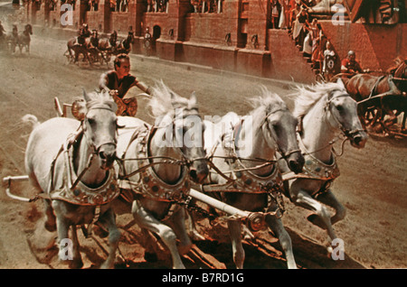 Ben-Hur Année : 1959 USA Charlton Heston Réalisateur : William Wyler Banque D'Images