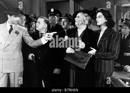 His Girl Friday Année : 1940 USA Gary Grant, Rosalind Russell Réalisateur : Howard Hawks Banque D'Images