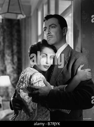 Le conspirateur Année : 1949 UK Robert Taylor, Elizabeth Taylor (Liz Taylor), Directeur : Victor Saville Banque D'Images