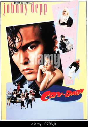 Cry-Baby USA Année : 1990 Réalisateur : John Waters Johnny Depp affiche de film Banque D'Images