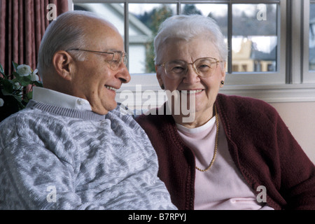 Couple de personnes âgées Banque D'Images
