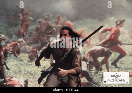 Le Dernier des Mohicans Année : 1992 USA Daniel Day-Lewis Réalisateur : Michael Mann Banque D'Images