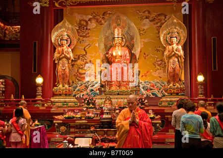 Outram Chinatown Singapour Nouveau Buddha Tooth Relic Temple Banque D'Images
