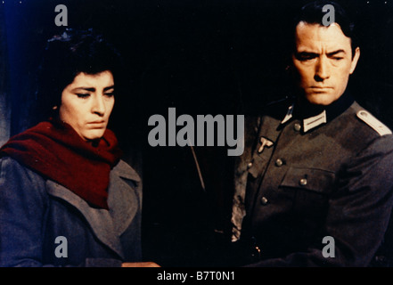 Les Canons de Navarone Année : 1961 USA Irene Papas, Gregory Peck Directeur : J. Lee Thompson Banque D'Images