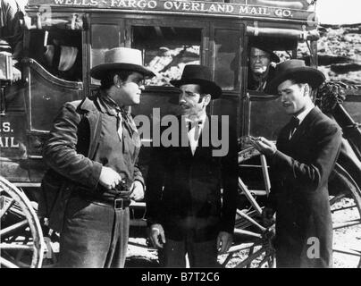 La caravane heroique Virginia City Année : 1940 USA Errol Flynn, Humphrey Bogart, Guinn 'Big Boy' Williams Réalisateur : Michael Curtiz Banque D'Images