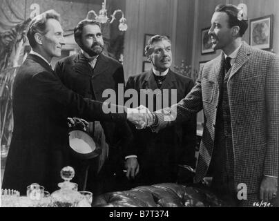 The Hound of the Baskervilles Année : 1959 UK : Terence Fisher Peter Cushing, André Morell, Christopher Lee Banque D'Images