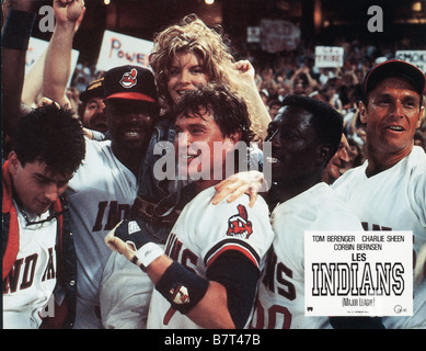 Les indiens la Major League Année : 1989 USA Tom Berenger, Charlie Sheen, Corbin Bernsen, Rene Russo, Wesley Snipes Réalisateur : David S. Ward Banque D'Images