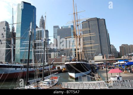 South Street Seaport Banque D'Images