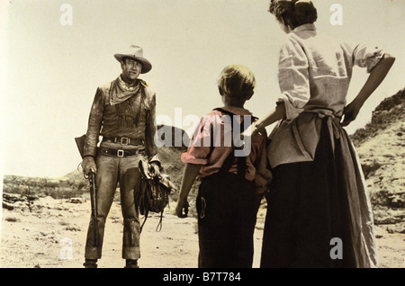 Hondo Année : 1953 USA John Wayne Réalisateur : John Farrow Banque D'Images