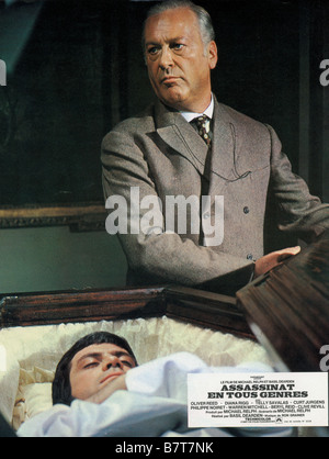 Assassinat en tous genres l'assassinat de l'année Bureau : 1969 - UK Telly Savalas, Curd Jürgens Directeur : Basil Dearden Banque D'Images