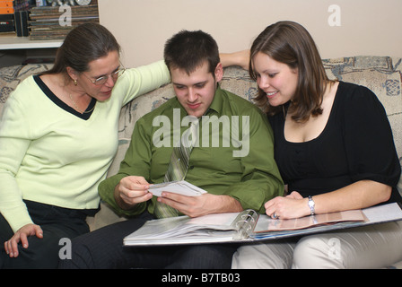 Album photo de famille Banque D'Images