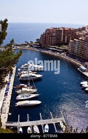 MONACO, FONTVIEILLE. Baie de luxe à Monaco. Banque D'Images