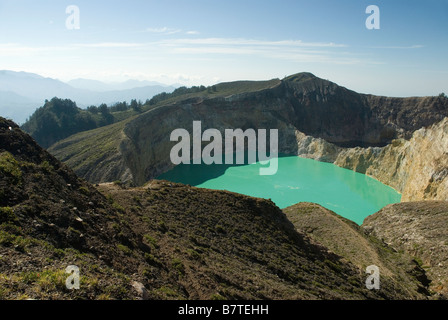 Keli Mutu volcano Banque D'Images