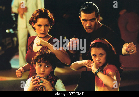 Spy Kids Spy Kids Année : 2001 USA Antonio Banderas, Carla Gugino, Alexa Vega, Daryl Sabara Réalisateur : Robert Rodriguez Banque D'Images