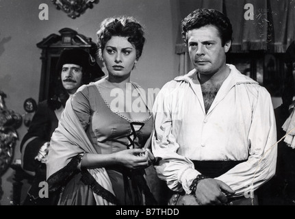 La Bella mugnaia Année : 1955 - Italie Sophia Loren , Marcello Mastroianni Réalisateur : Mario Camerini Banque D'Images