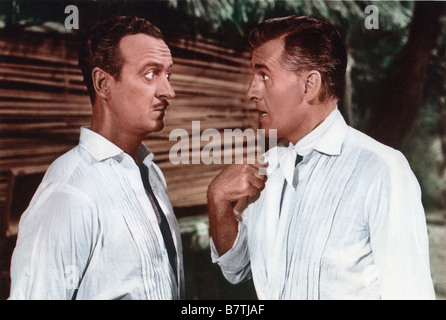 La petite hutte Année : 1957 - uk David Niven, Steward Granger Directeur : Mark Robson Banque D'Images