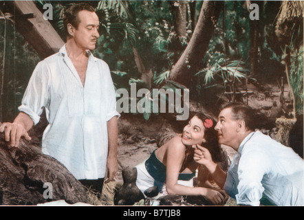 La petite hutte Année : 1957 - uk David Niven, Ava Gardner, Steward Granger Directeur : Mark Robson Banque D'Images