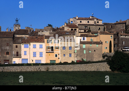 Tourtour, le Village dans le ciel et l'un des Plus Beaux Villages, département du Var, Provence, France Banque D'Images