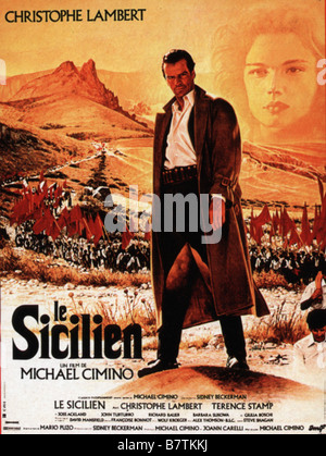 Le sicilien : 1987 USA Réalisateur : Michael Cimino Movie poster (Fr) Banque D'Images