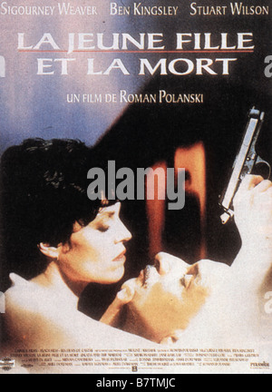 La jeune fille et la mort Année : 1994 Sigourney Weaver Réalisateur : affiche de film de Roman Polanski Banque D'Images