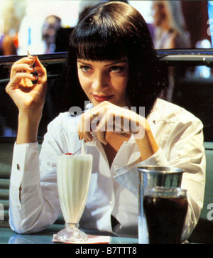 Pulp Fiction Année : 1994 USA Uma Thurman Réalisateur : Quentin Tarantino, Palme d'or Cannes 1994 Banque D'Images