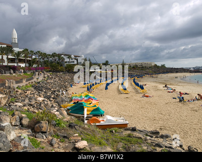 Playa Dorada en hiver à Playa Blanca Lanzarote Iles Canaries Banque D'Images